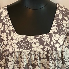 美品 PUKU 花柄ワンピース チュニック レディースMの画像