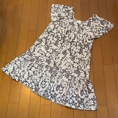 美品 PUKU 花柄ワンピース チュニック レディースMの画像