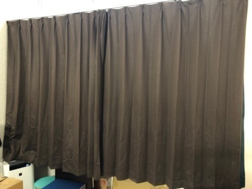 【決まりました】カーテン ブラウン 133×178×2枚