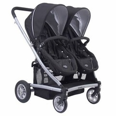 美品・ベビーカー二人乗り 新生児〜7歳 付属品付き 背面対面両方