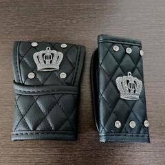 ｼﾌﾄﾚﾊﾞｰ&ﾌﾞﾚｰｷｶﾊﾞｰ王冠ﾓﾁｰﾌ黒