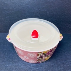 【引渡先決定】エミリオロバボウル フードコンテナ ピンク 青
