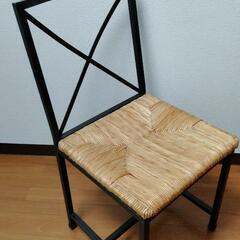 カフェラタンチェア　2脚の画像