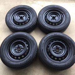 175/65R14 ヴィッツ純正ホイールタイヤ4本セット /4穴...