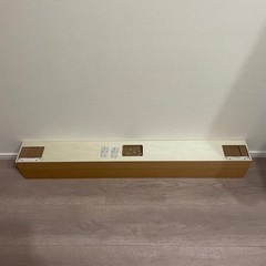 無印良品　壁に付けられる家具　オーク材　88cmの画像