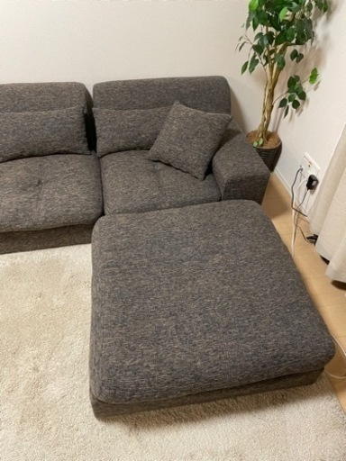 2019年購入　カウチソファー 3人掛け コーナーソファー コーナーソファ