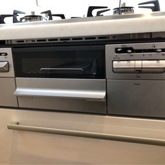 【未使用品・年末特価】ハーマン　ビルトインガスコンロ3口　60センチ