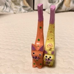 【お譲り先決定しました】バリ猫置物