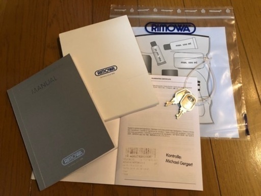 希少RIMOWA リモワ /アタッシュケース/10L/ワンロック/シルバー/未使用