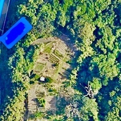 プライベートキャンプ地　駐車場　果樹園　菜園　雑木林等