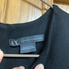 ★ 新品★【ARMANI EXCHANGE】ワンピース　ノースリーブ　黒　ブラック　２サイズの画像