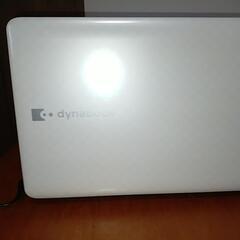 東芝Windows11(Core7高速SSD新品512）ホワイトダイナブックoffice2019搭載メモリー8GBwebカメラノ−トパソコンの画像