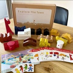 大幅値下げ！【未使用新品未開封】ベネッセ ワールドワイドキッズ 人気エデュトイ 木のおもちゃ 積み木 英語 知育 玩具の画像