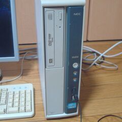 デスクトップパソコンセット　NECの画像