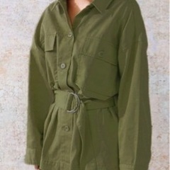 【新品・未使用】ビッグシャツ　ミリタリージャケットの画像