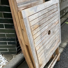 カインズ　ガーデニングチェア&テーブルの画像