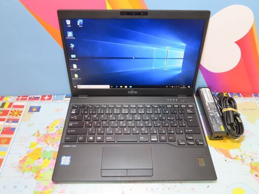 美品13.3型★大容量メモリ8GB＆SSD256G★富士通★11Pro★オフィ付 富士通 高性能第3世代Core i7搭載 メモリ8G SSD256G DVD読み書き Wifi