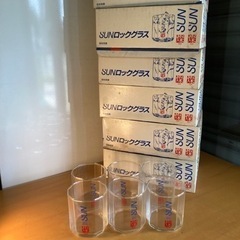 昭和レトロ 協和発酵 SUN燦ロックグラス6コセット(非売品)の画像