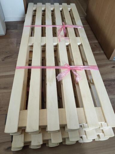 すのこベッド  2枚 セミダブル