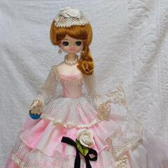 昭和レトロ、フランス人形 の画像