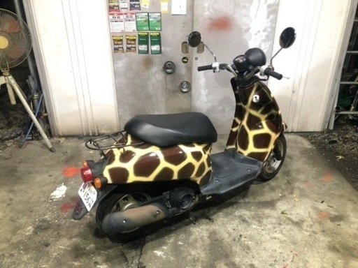 お買い上げいただきました、ありがとうございますホンダキリン柄スクータートゥデイ実働