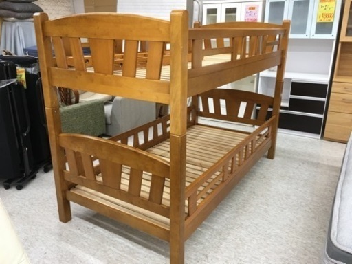 ２段ベッド　ハシゴ付き