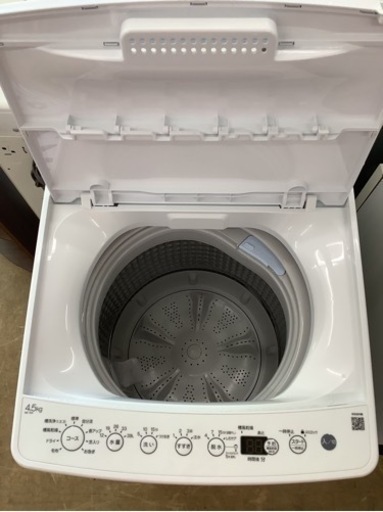 【2021年製】オリジナルベーシック 全自動洗濯機 ホワイト BW-45A-W [洗濯4.5kg /乾燥機能無 /上開き][洗濯機 4.5kg] リサイクルショップ宮崎屋　佐土原店　22.8.14F