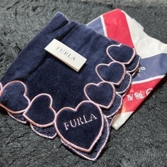 ハンカチ 新品未使用 FURLA フルラ レディース ピンク ハ...