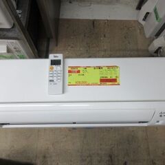 K03472　三菱　 中古エアコン　主に6畳用　冷房能力　2.2KW ／ 暖房能力　2.5KW