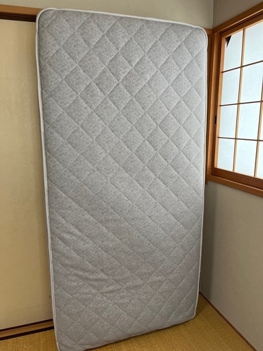ニトリ購入 シングルベッド マットレス付き