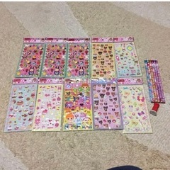 シール 消しゴム 鉛筆 文房具セット 半額以下　プレゼント　女の子
