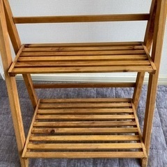 【取引決定】お譲りします☆折りたたみラックの画像