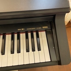 【お値下げ交渉します！】コルグ　KORG C-560 デジタルピアノ 電子ピアノ ブラックの画像