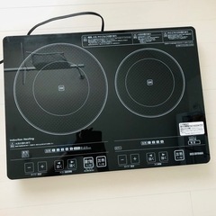 IRISOHYAMA IHクッキングヒーター　二口