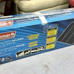 Coleman ソーラー発電キット 12V 55W ソーラーパネル３枚 1-888-478-6435 アウトドア コールマン 動作未確認 ジャンク扱い 札幌市手稲区