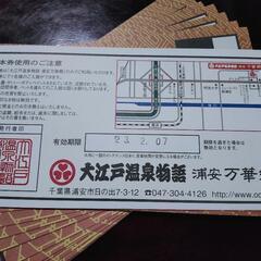 ◆2枚以上は900円！！◆入館券■大江戸温泉物語■浦安万華郷■駐車場5時間無料付き！■ディズニーランドそば■②の画像