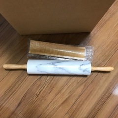 ●美品● めん棒　両手ハンドル　クッキーやお菓子、ピザなどの画像