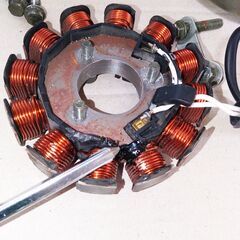 （販売終了）SA37J■ビーノフライホイール・ステーターコイル一式■補修済み通電確認済みの画像