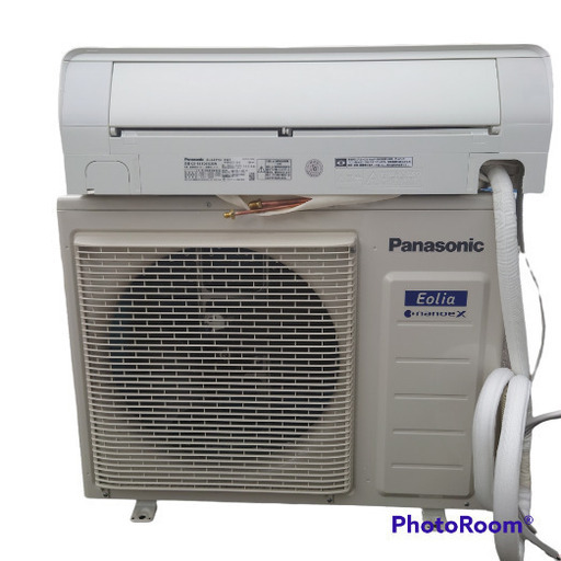 【美品】2021年製 Panasonicパナソニック ルームエアコン CS-561DEX2E9 Eolia　エオリア　ナノイーX 搭載 主に18畳 単相200V