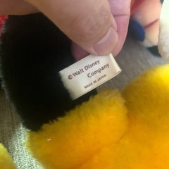 ミッキーマウス　ぬいぐるみ　ビンテージの画像