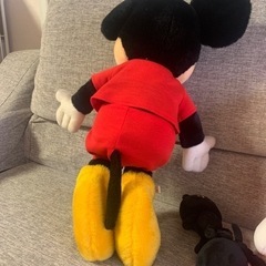 ミッキーマウス　ぬいぐるみ　ビンテージの画像