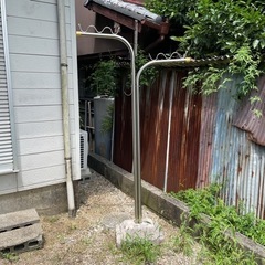 屋外・庭用 物干し台 物干し竿 セットの画像