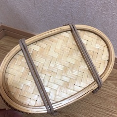【新品未使用】カゴバッグ　パープルの画像