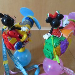 ディズニーミストファン　ミッキー　ミニー　２個セットの画像