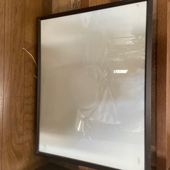 ガラスの木枠 額縁