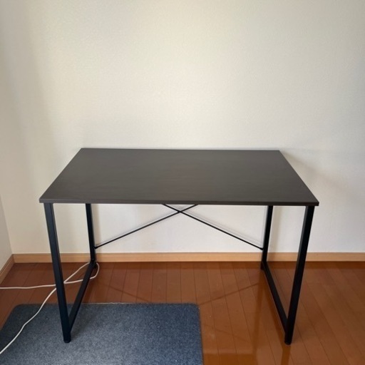 デスク　ダークブラウン　幅100cm × 奥行60cm