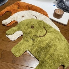 決まりました→ぞうさん ラグ 色違い3枚