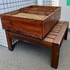 【全部セット】プランター  土付き　木製プランター　不織布プラン...