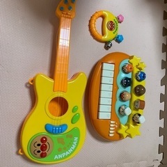 ベビラボアンパンマンなどアンパンマン音楽遊びおもちゃ3点　0歳か...