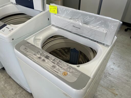 洗濯機の分解クリーニング行っています！配送設置込み　パナソニック5.0K洗濯機　2018年製基盤　トップカバー　洗濯蓋　パネル新品交換！！分解クリーニング済み！！